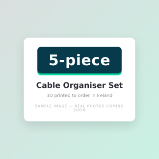 Cable Organiser Set — sample image, real photos coming soon