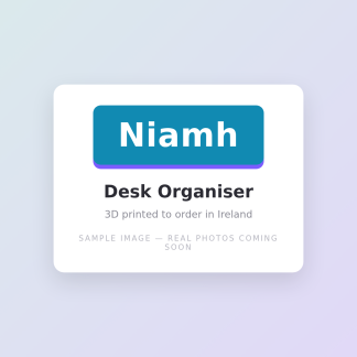 Desk Organiser — sample image, real photos coming soon