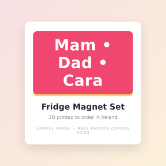 Fridge Magnet Set — sample image, real photos coming soon